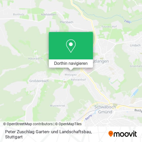 Peter Zuschlag Garten- und Landschaftsbau Karte