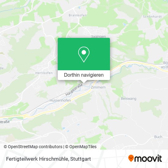 Fertigteilwerk Hirschmühle Karte