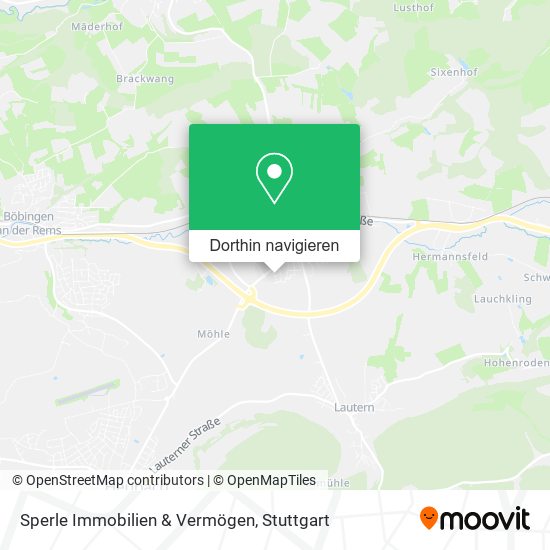 Sperle Immobilien & Vermögen Karte