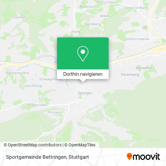 Sportgemeinde Bettringen Karte