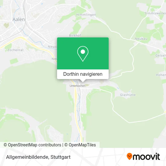 Allgemeinbildende Karte