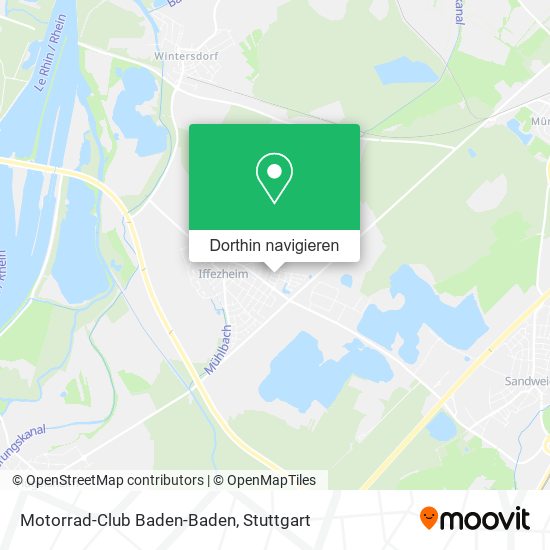 Motorrad-Club Baden-Baden Karte