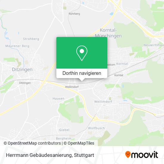 Herrmann Gebäudesanierung Karte