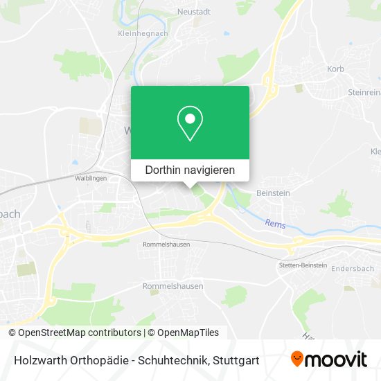Holzwarth Orthopädie - Schuhtechnik Karte
