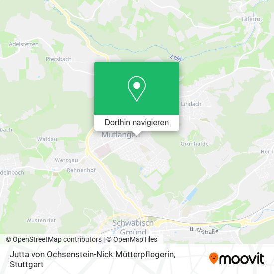 Jutta von Ochsenstein-Nick Mütterpflegerin Karte