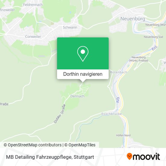 MB Detailing Fahrzeugpflege Karte