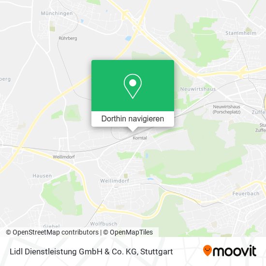Lidl Dienstleistung GmbH & Co. KG Karte