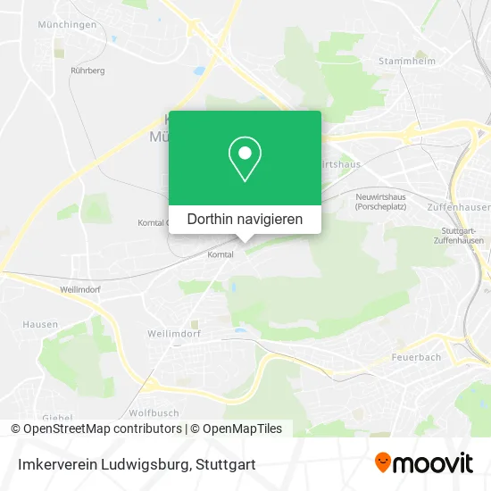 Imkerverein Ludwigsburg Karte