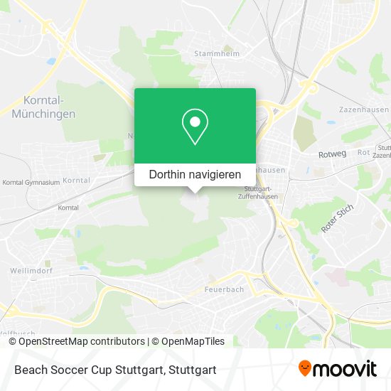 Beach Soccer Cup Stuttgart Karte