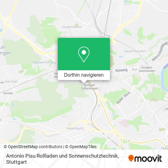 Antonio Pisu Rollladen und Sonnenschutztechnik Karte