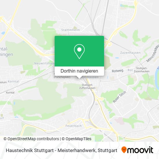 Haustechnik Stuttgart - Meisterhandwerk Karte