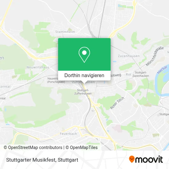 Stuttgarter Musikfest Karte
