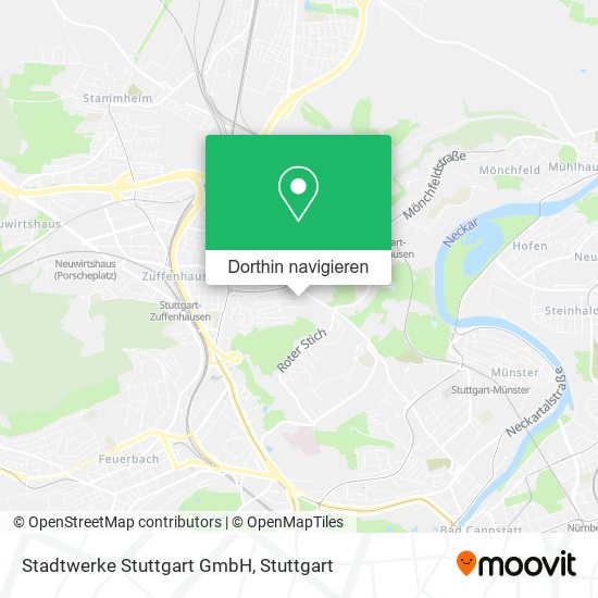 Stadtwerke Stuttgart GmbH Karte
