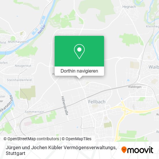 Jürgen und Jochen Kübler Vermögensverwaltungs Karte