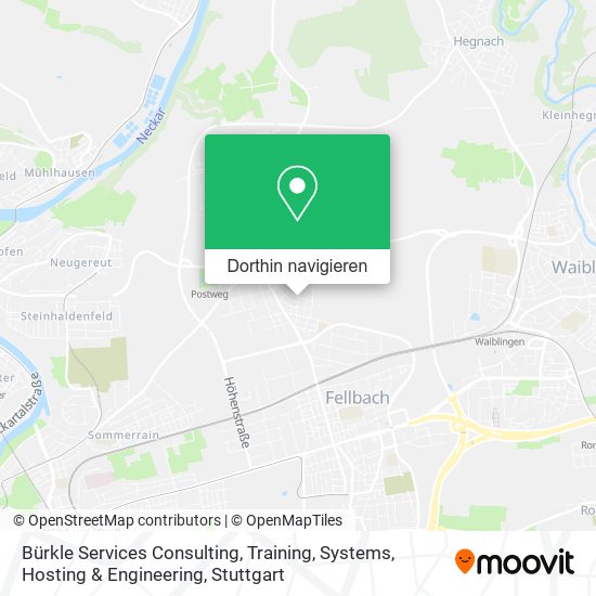 Bürkle Services Consulting, Training, Systems, Hosting & Engineering Karte