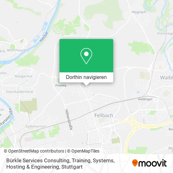 Bürkle Services Consulting, Training, Systems, Hosting & Engineering Karte