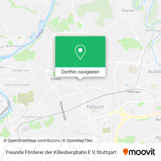 Freunde Förderer der Killesbergbahn E V Karte