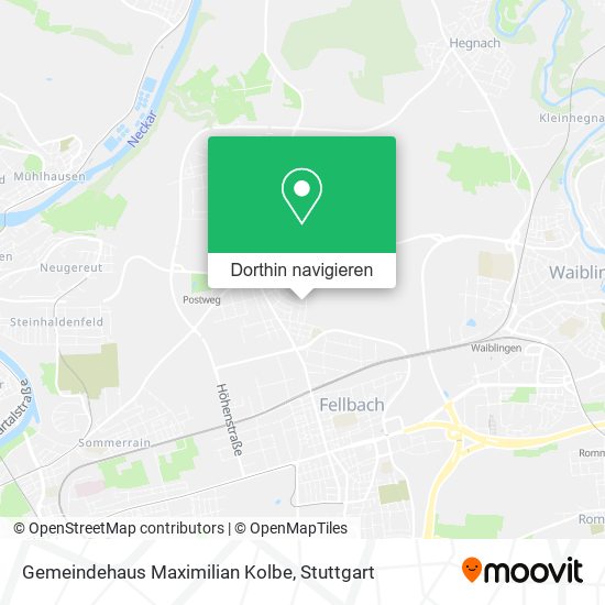 Gemeindehaus Maximilian Kolbe Karte