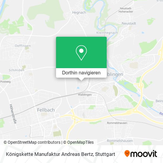 Königskette Manufaktur Andreas Bertz Karte