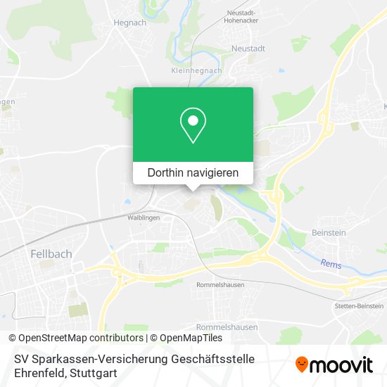 SV Sparkassen-Versicherung Geschäftsstelle Ehrenfeld Karte
