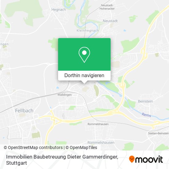 Immobilien Baubetreuung Dieter Gammerdinger Karte