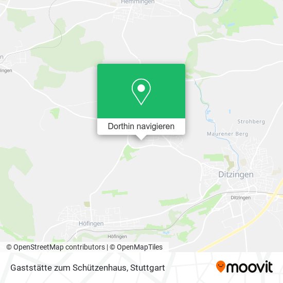 Gaststätte zum Schützenhaus Karte