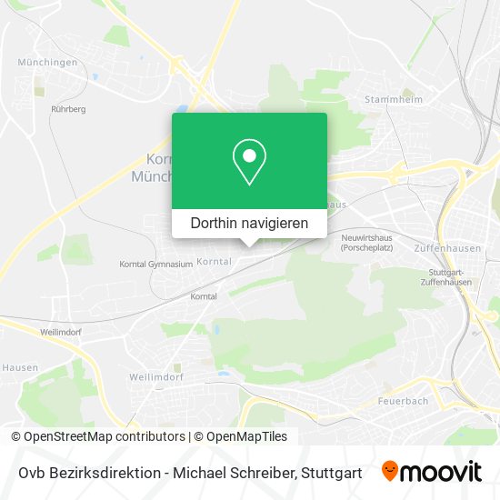 Ovb Bezirksdirektion - Michael Schreiber Karte