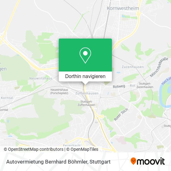 Autovermietung Bernhard Böhmler Karte