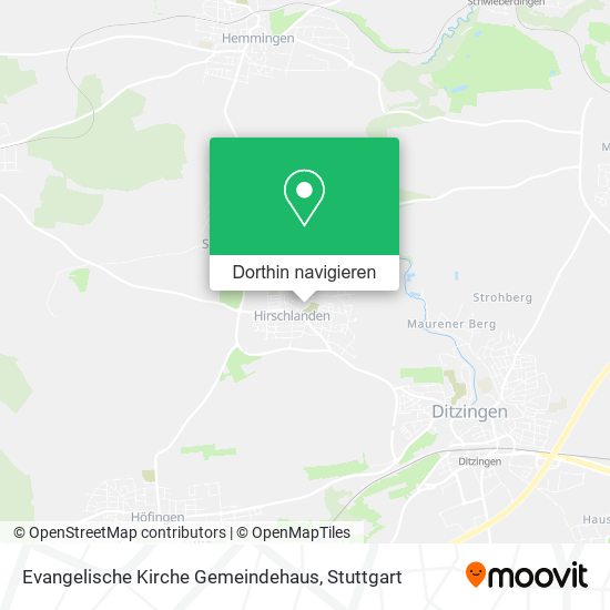 Evangelische Kirche Gemeindehaus Karte