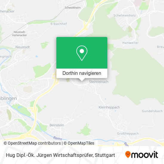 Hug Dipl.-Ök. Jürgen Wirtschaftsprüfer Karte