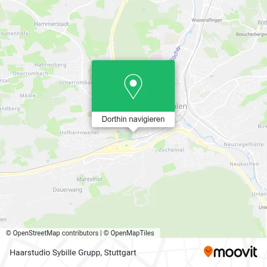 Haarstudio Sybille Grupp Karte