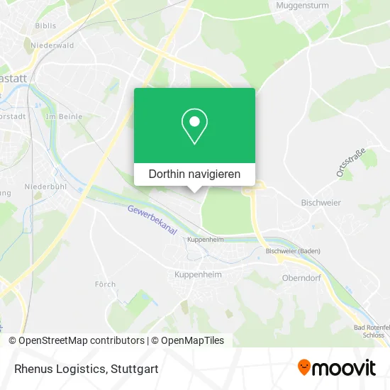 Rhenus Logistics Karte