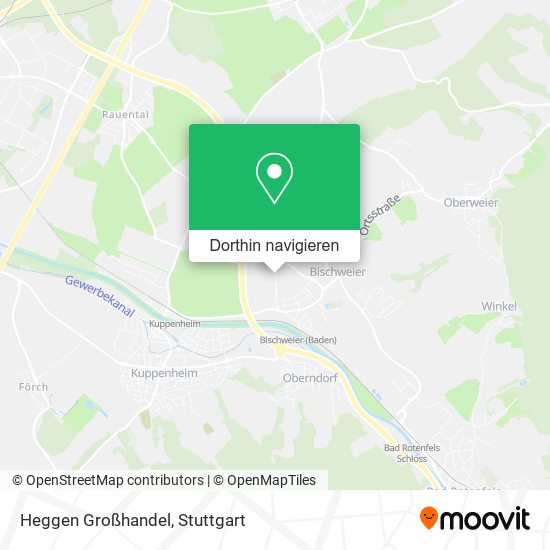 Heggen Großhandel Karte