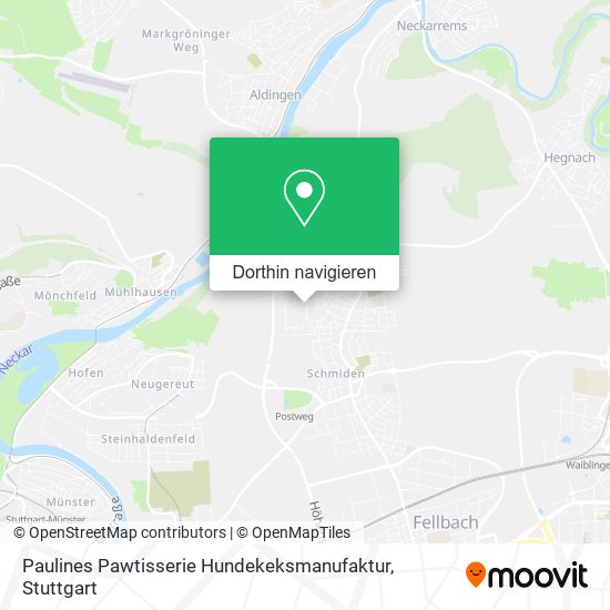 Paulines Pawtisserie Hundekeksmanufaktur Karte