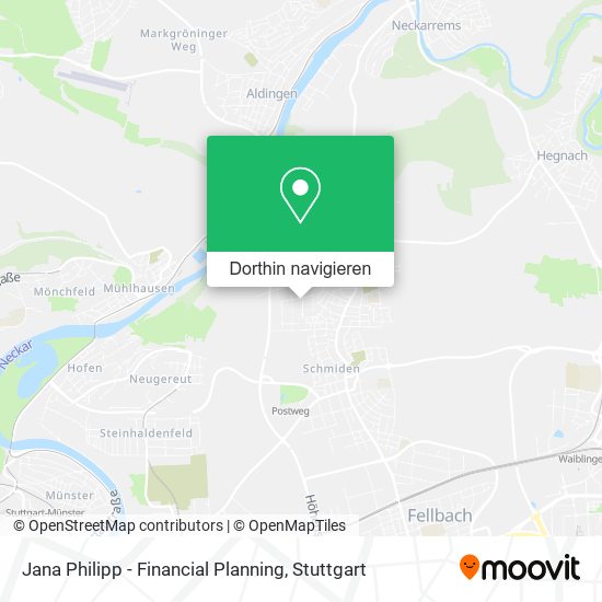 Jana Philipp - Financial Planning Karte