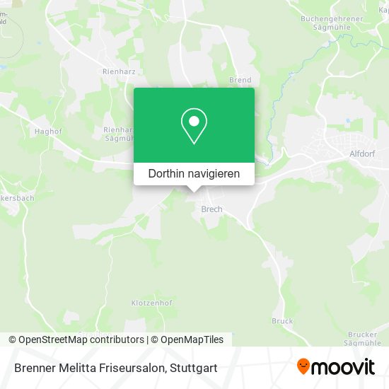 Brenner Melitta Friseursalon Karte