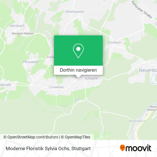 Moderne Floristik Sylvia Ochs Karte