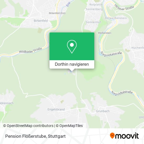 Pension Flößerstube Karte