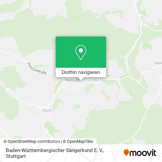 Baden-Württembergischer Sängerbund E. V. Karte