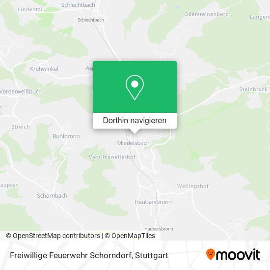 Freiwillige Feuerwehr Schorndorf Karte
