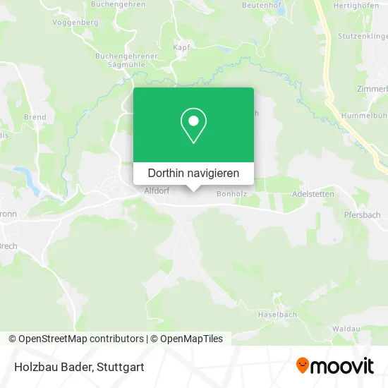 Holzbau Bader Karte