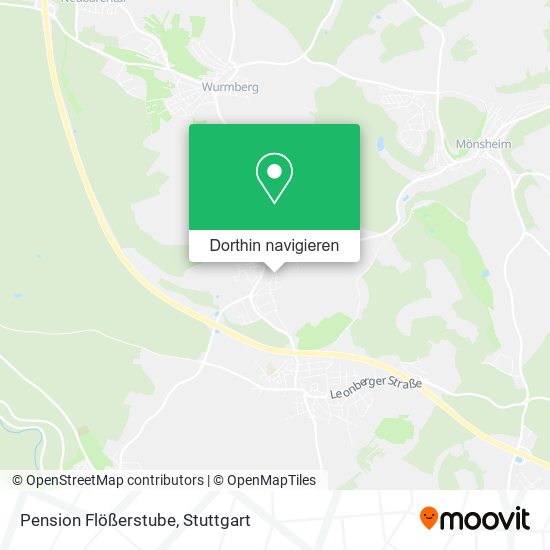 Pension Flößerstube Karte