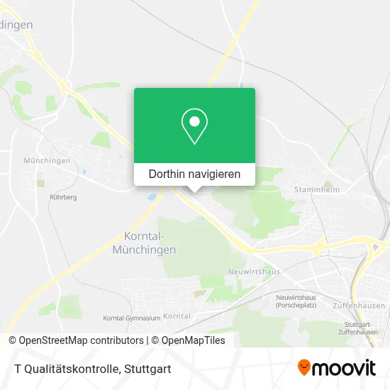 T Qualitätskontrolle Karte