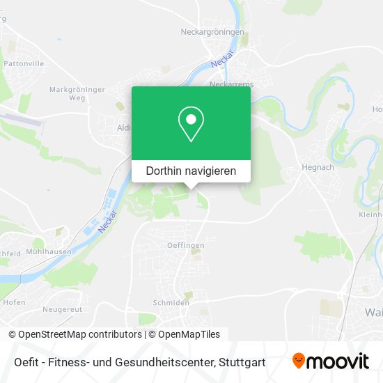 Oefit - Fitness- und Gesundheitscenter Karte