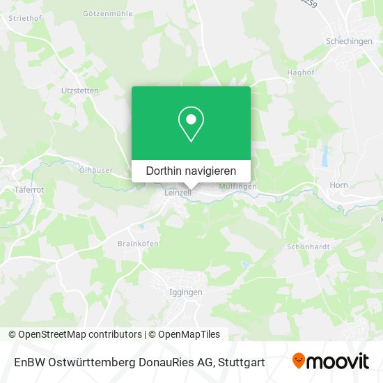 EnBW Ostwürttemberg DonauRies AG Karte
