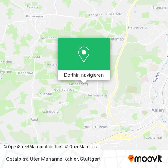 Ostalbkrä Uter Marianne Kähler Karte