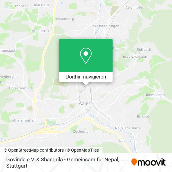 Govinda e.V. & Shangrila - Gemeinsam für Nepal Karte