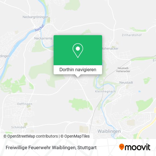 Freiwillige Feuerwehr Waiblingen Karte