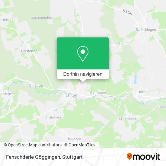 Fenschderle Göggingen Karte