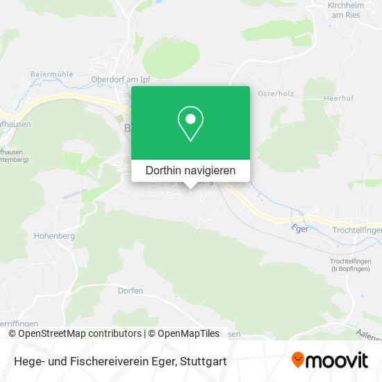 Hege- und Fischereiverein Eger Karte